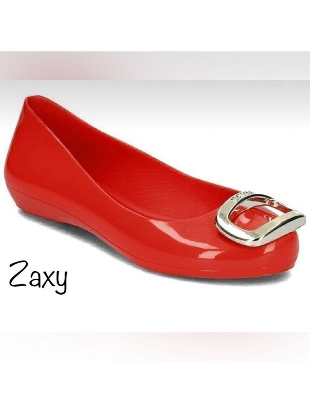 Zaxy Pop Charm Fem Rose Ballet Flats size 8